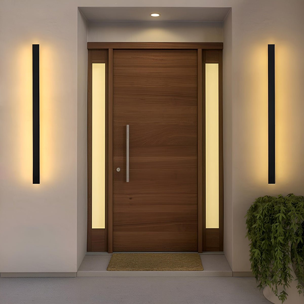 Waterproof Modern LED Long Strip Outdoor Wall Porch Lights