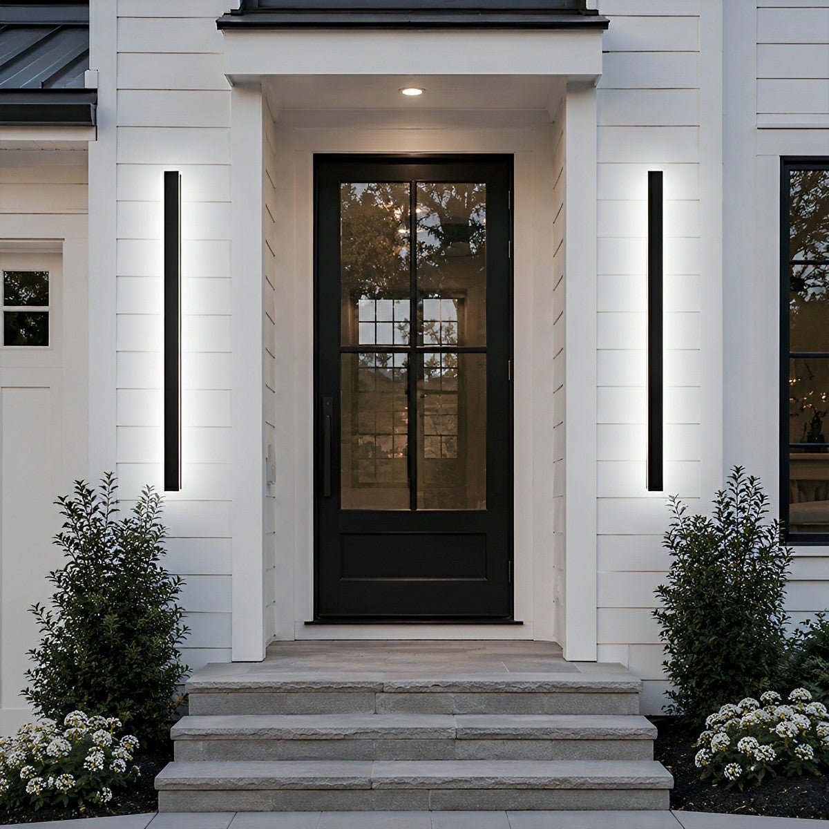 Waterproof Modern LED Long Strip Outdoor Wall Porch Lights