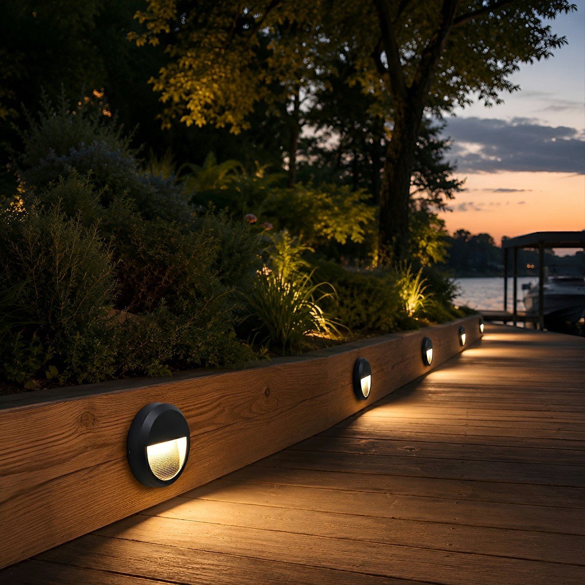 Waterproof Outdoor LED Step Lights Corner Lamp