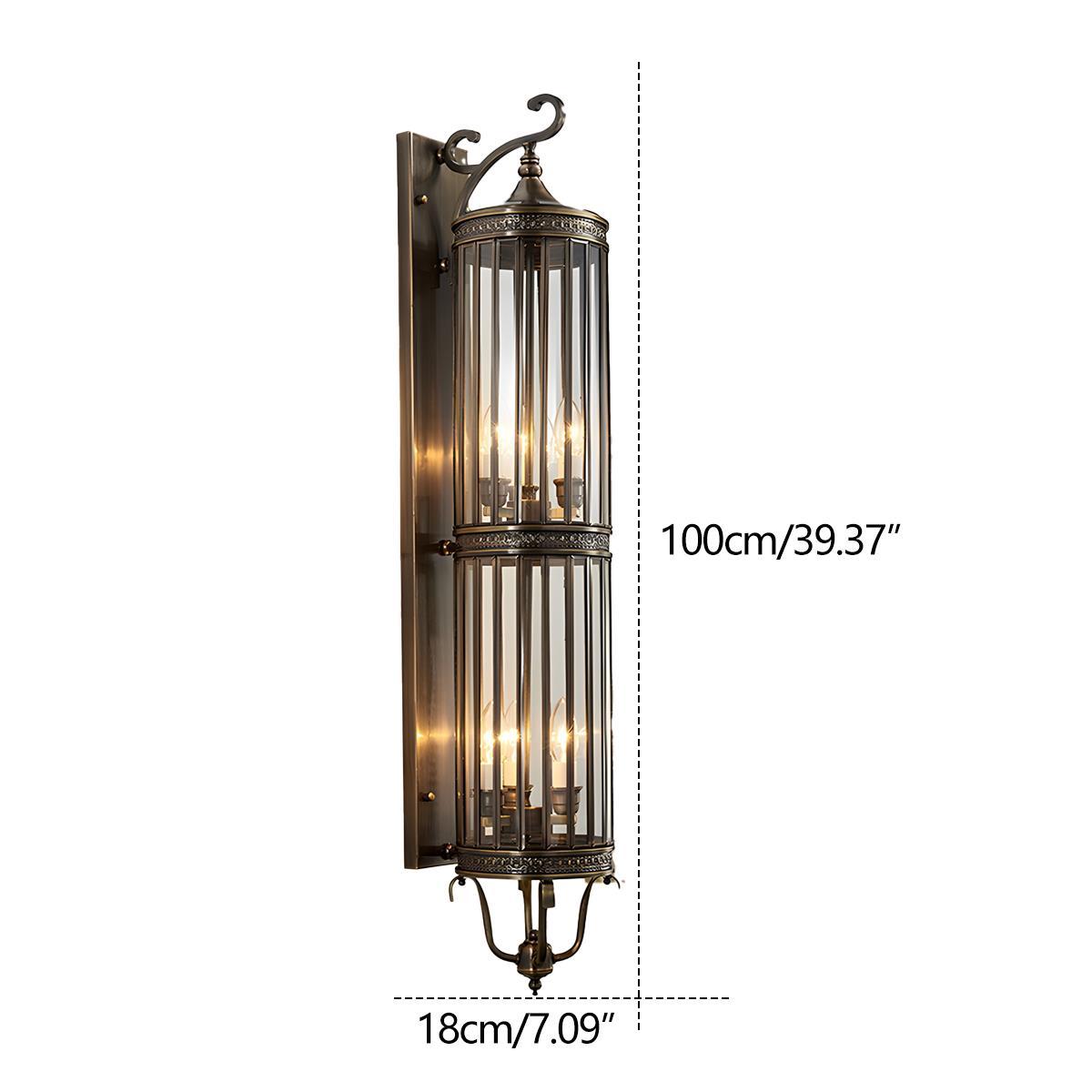 Waterproof Outdoor Vintage Mid Century LED Porch Light Wall Lights