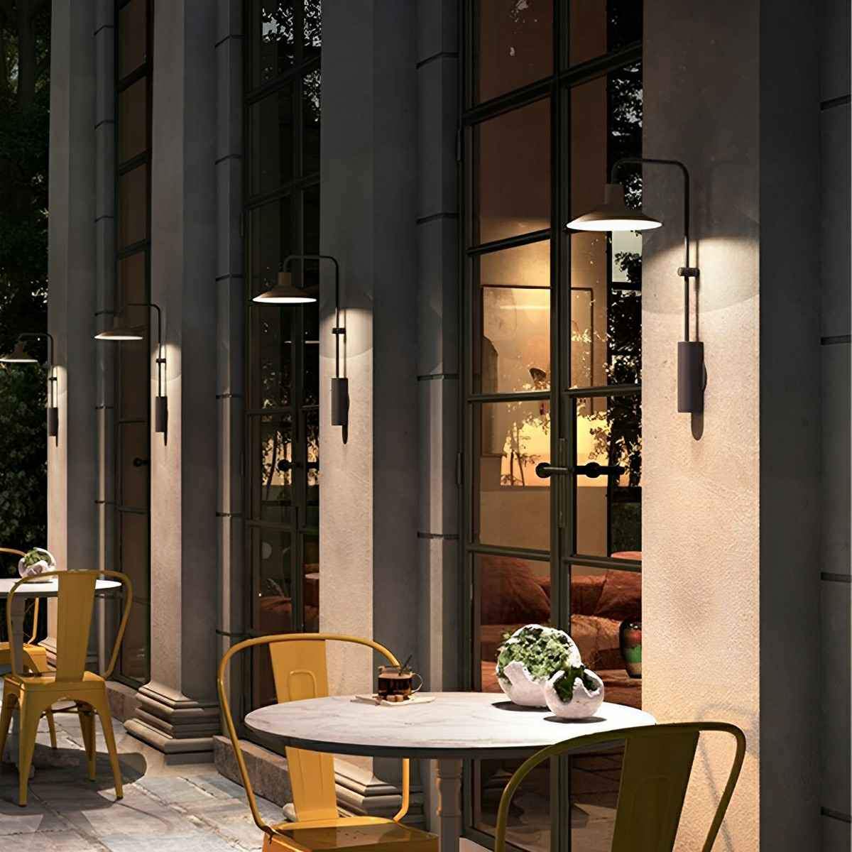 Waterproof Umbrella Outdoor LED Porch Light Exterior Wall Lights