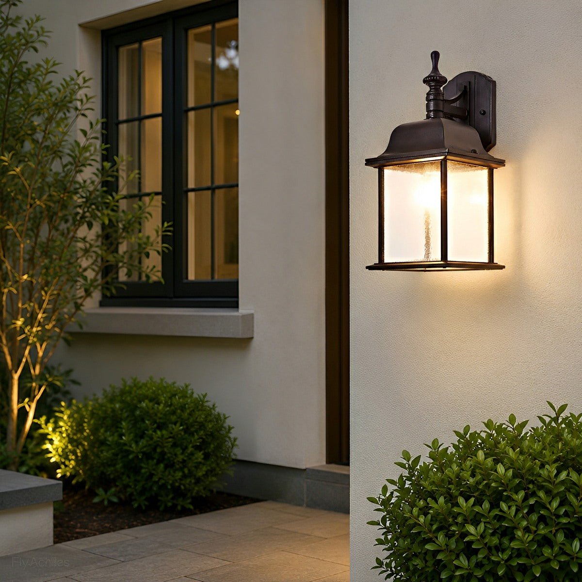 Waterproof Vintage Farmhouse Lantern Outdoor LED Porch Wall Lights