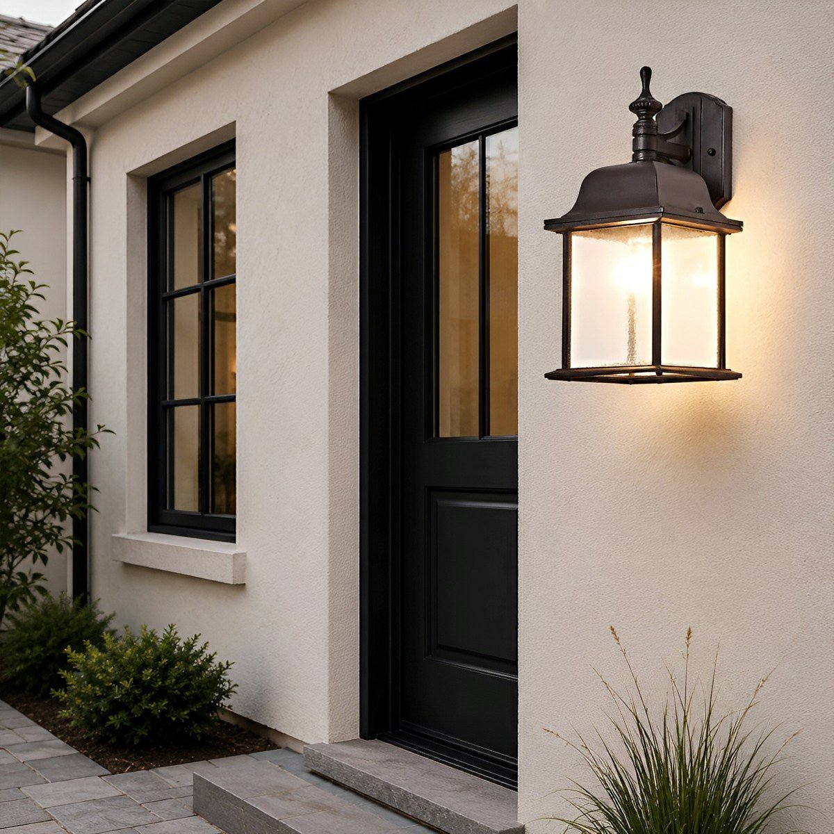 Waterproof Vintage Farmhouse Lantern Outdoor LED Porch Wall Lights